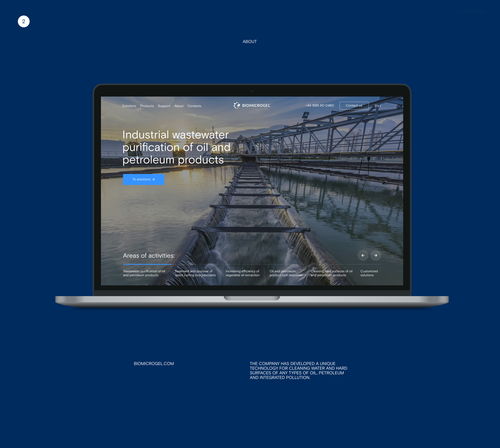 俄羅斯能源清潔公司Biomicrogel網(wǎng)站UI設(shè)計(jì)與武漢網(wǎng)站開(kāi)發(fā)服務(wù)